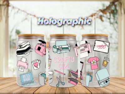 Holographic Crafty Girl