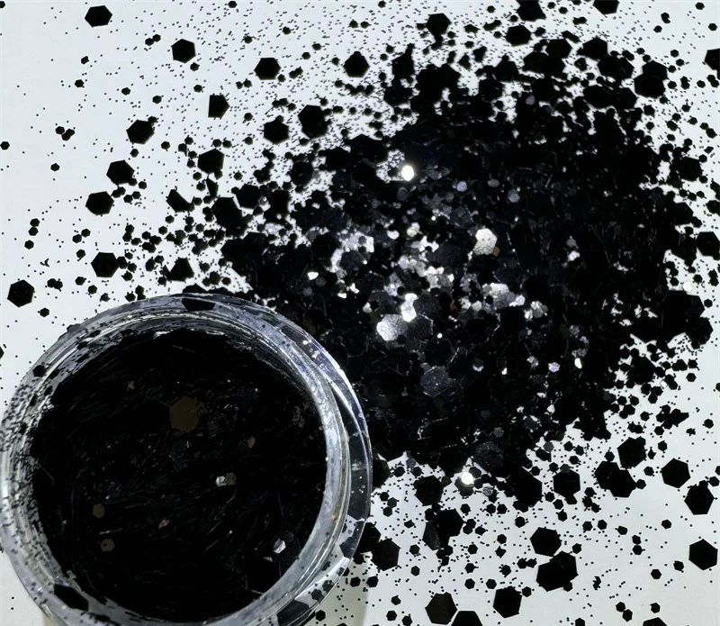 Black Panther Chunky Glitters, GRAMS: 25g