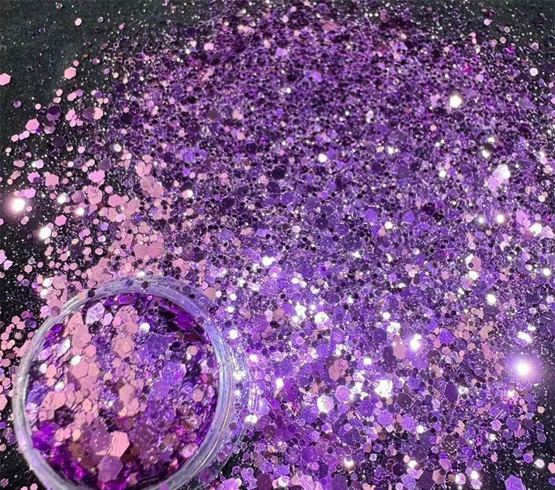 Lilac Dreams Chunky Glitters, GRAMS: 25g