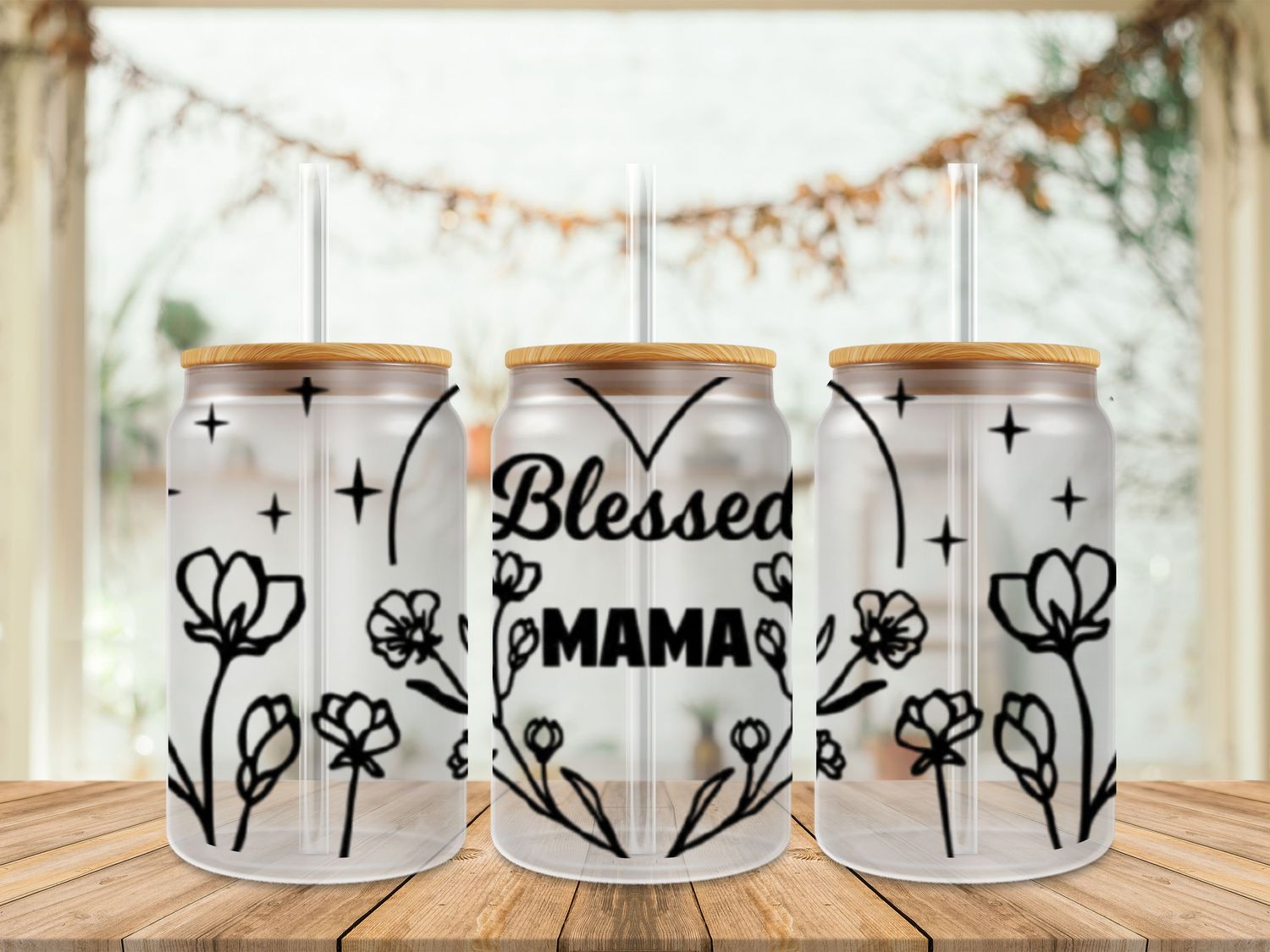 Double Sided Blessed Mama