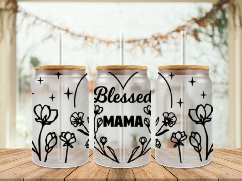 Double Sided Blessed Mama