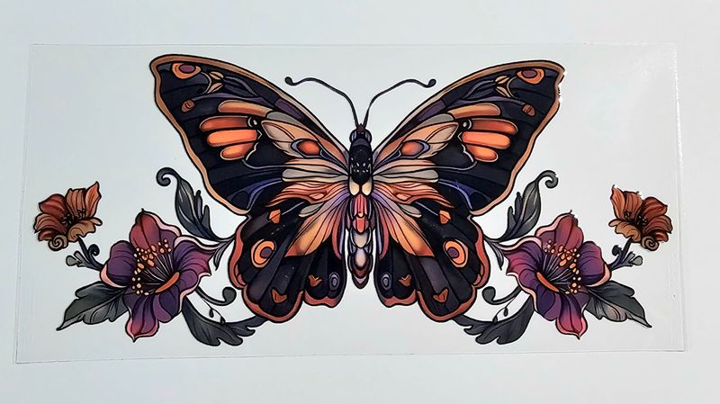 Double Sided Big Butterfly