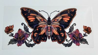 Double Sided Big Butterfly