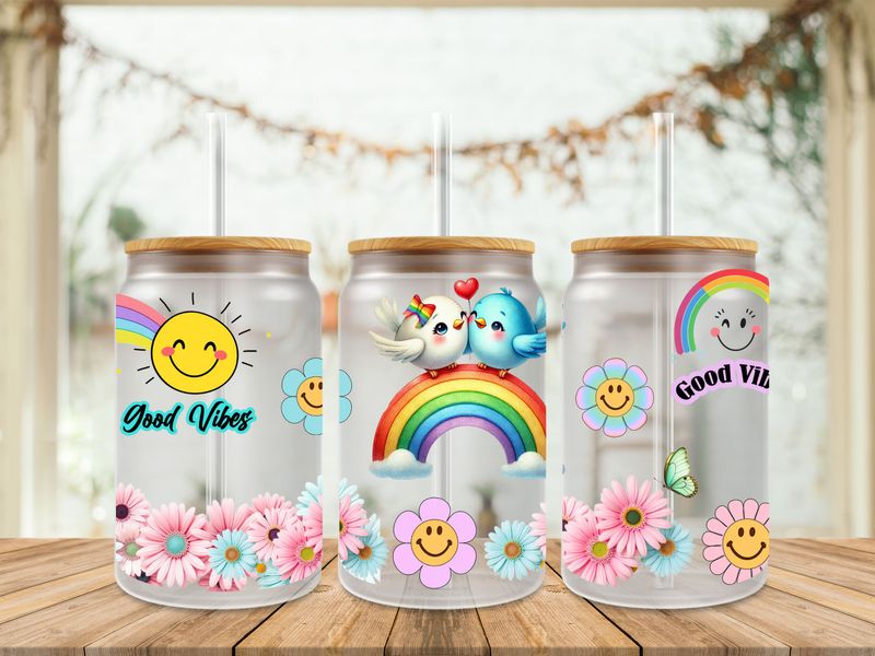 Double Sided Good Vibes Smileys