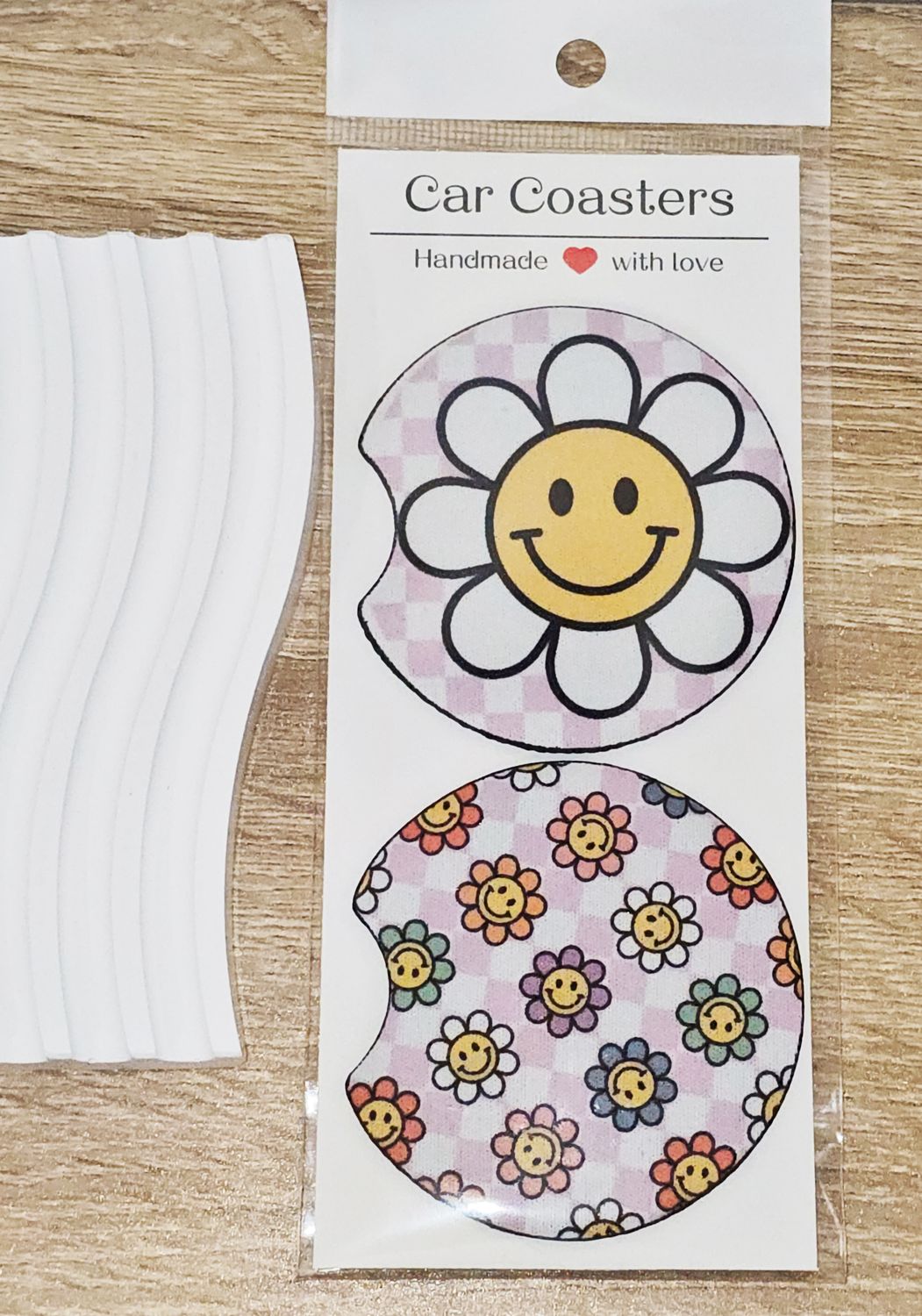Smiley Car Coaster