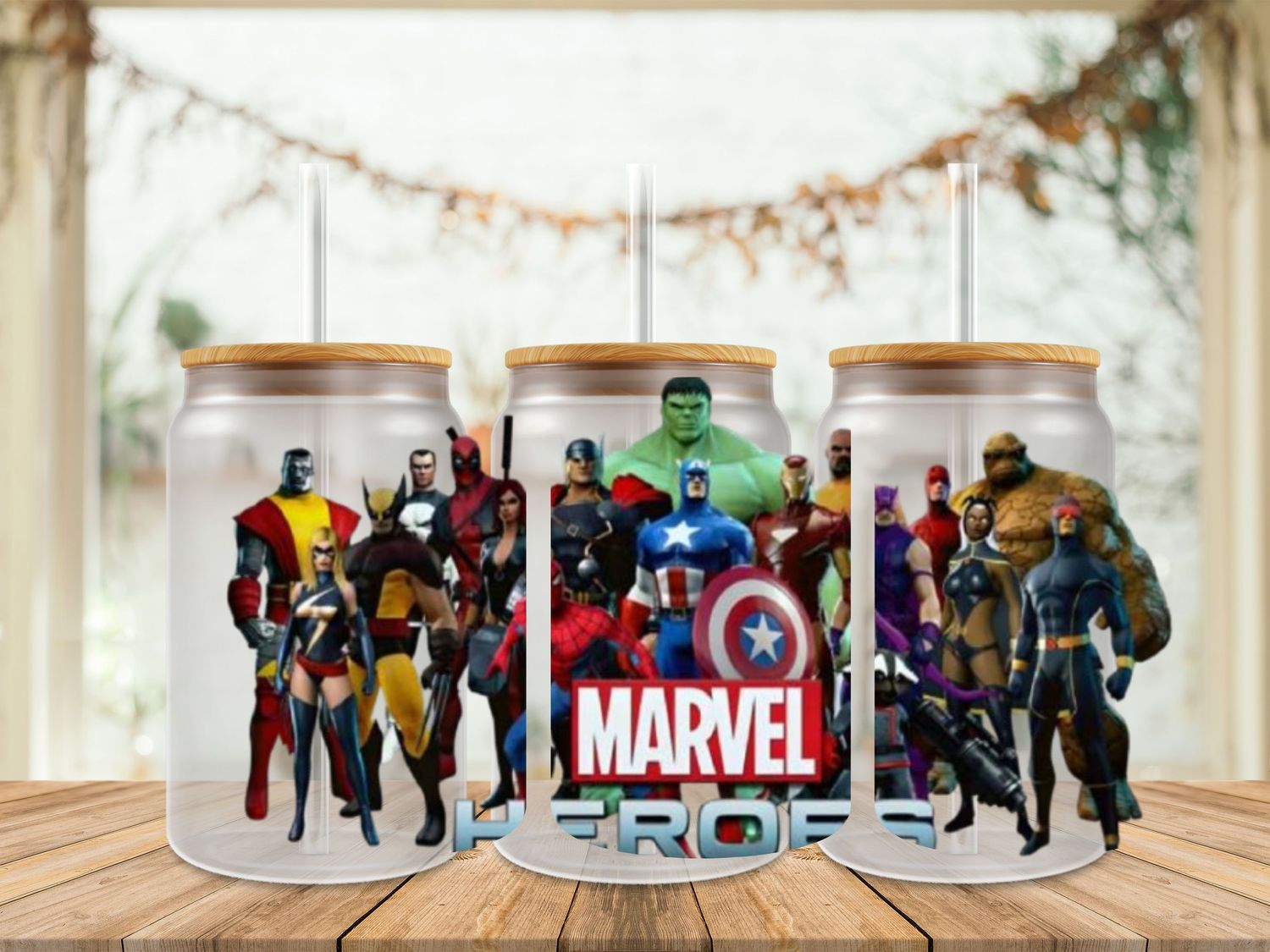 Double Sided Marvel Heroes Hulk At Back