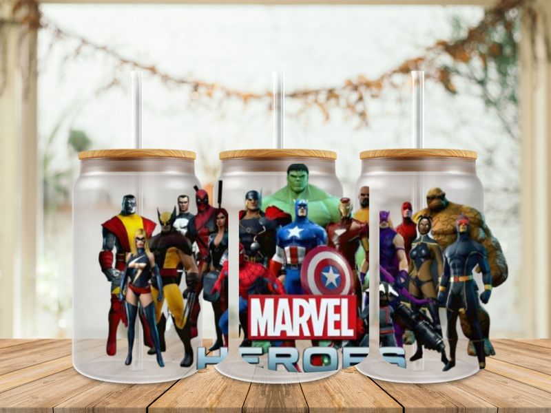 Double Sided Marvel Heroes Hulk At Back