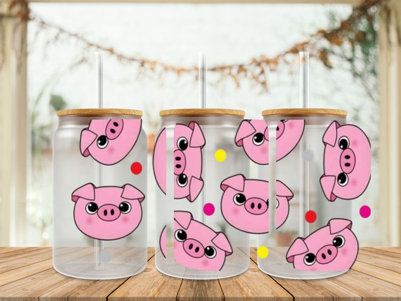 Double Sided Pig Face