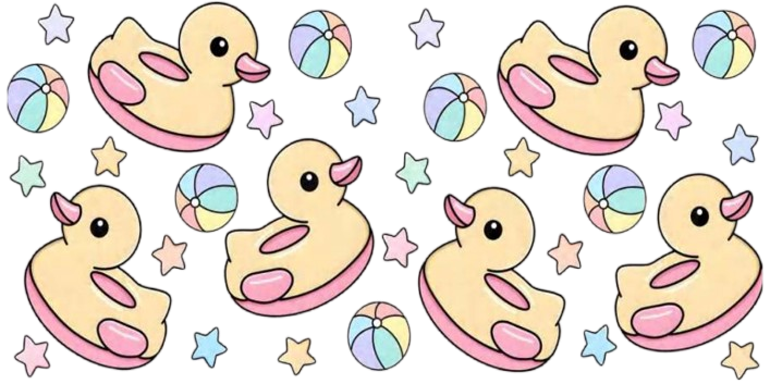 Double Sided Rubber Ducks With Ball