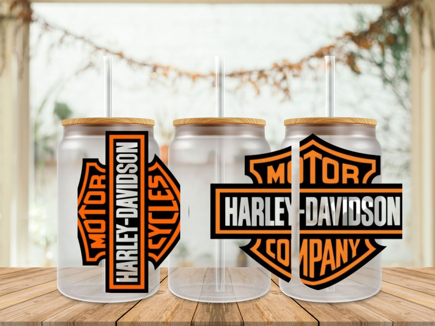 Double Sided Harley Davidson