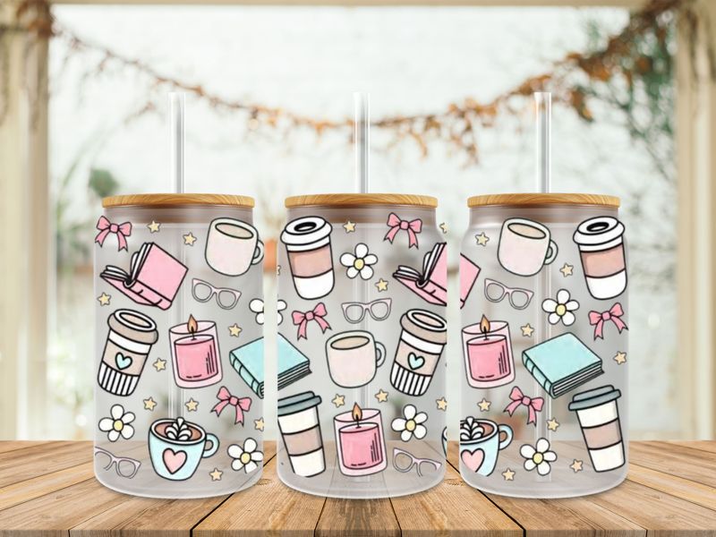 Double Sided Self Love Candle Cups Notebook