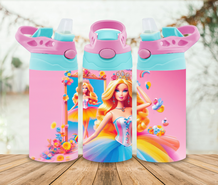 12oz Sublimation Tumbler Wrap Print - Barbie Mirror