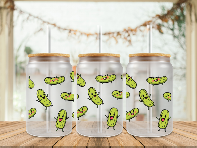 Double Sided Cute Pickles