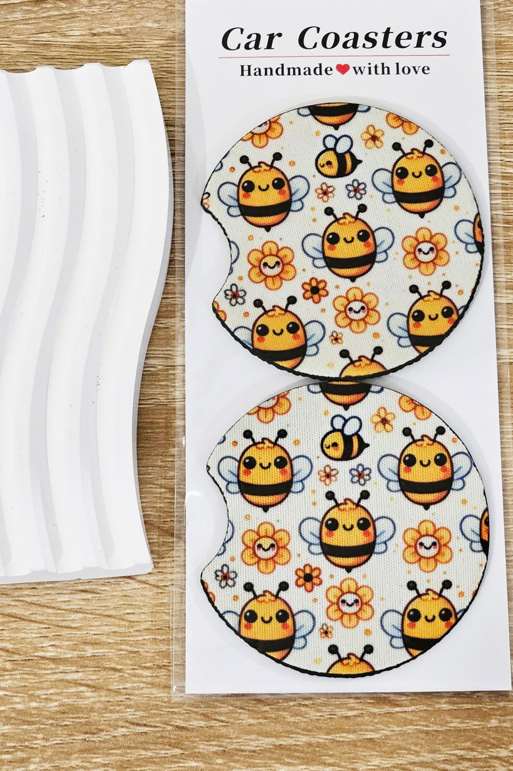 Bees Car Coaster