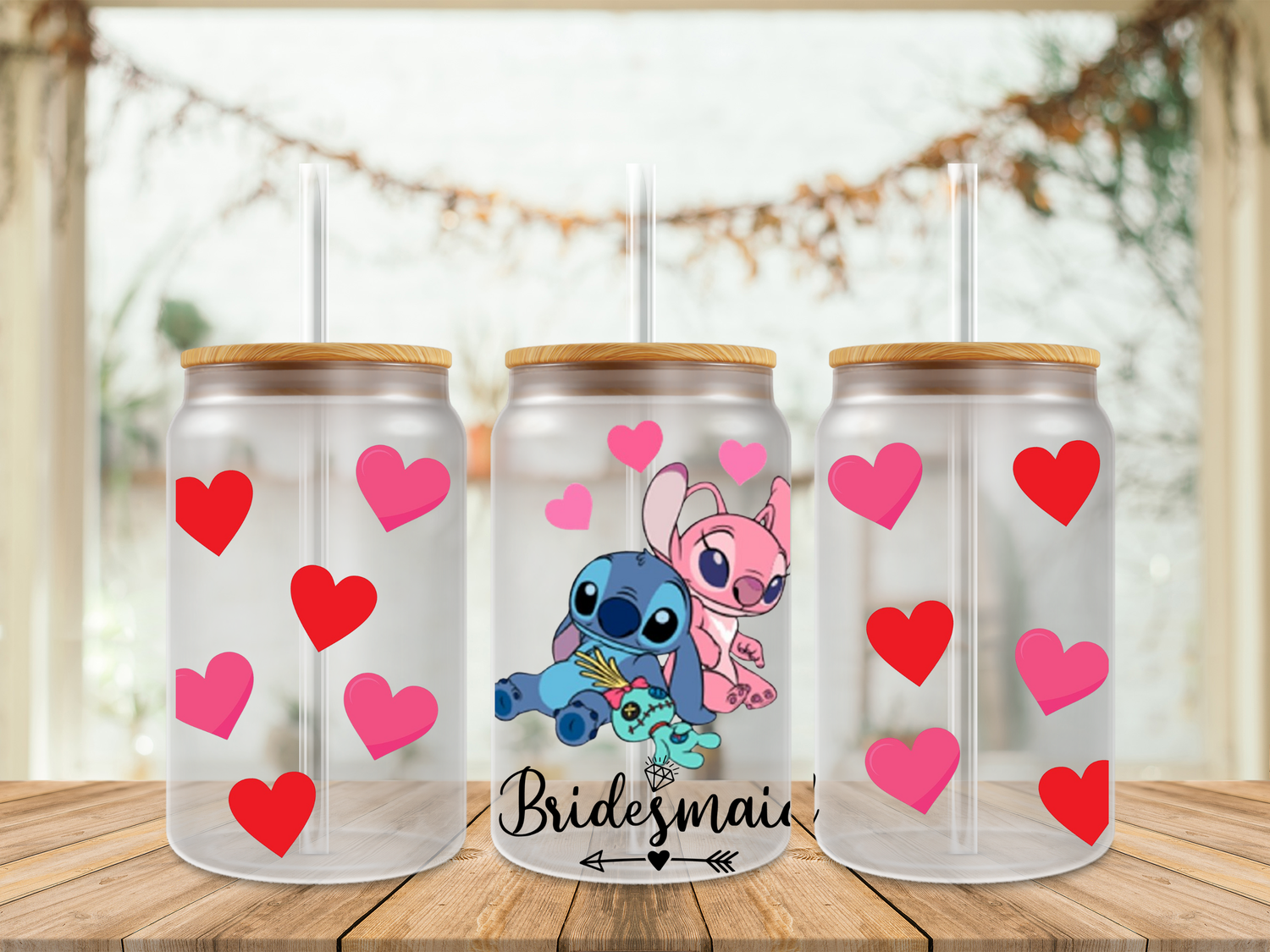 Double Sided Stitch Angel Bridesmaid