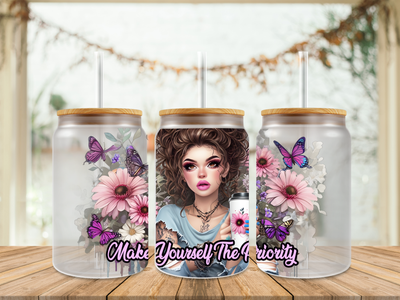 Double Sided Tattooed Girl Make Yourself The Priority