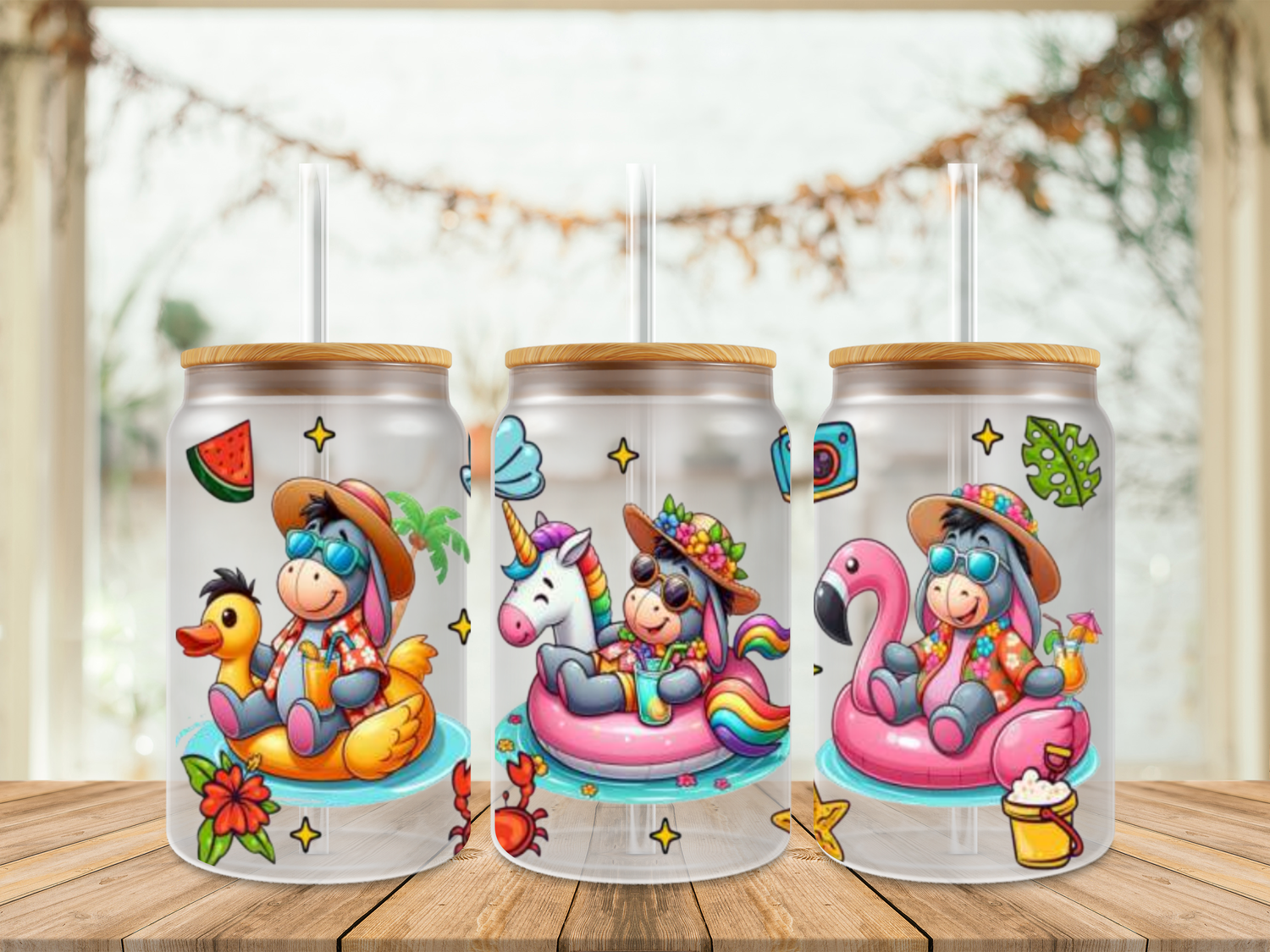 Double Sided Eeyore On Floaties