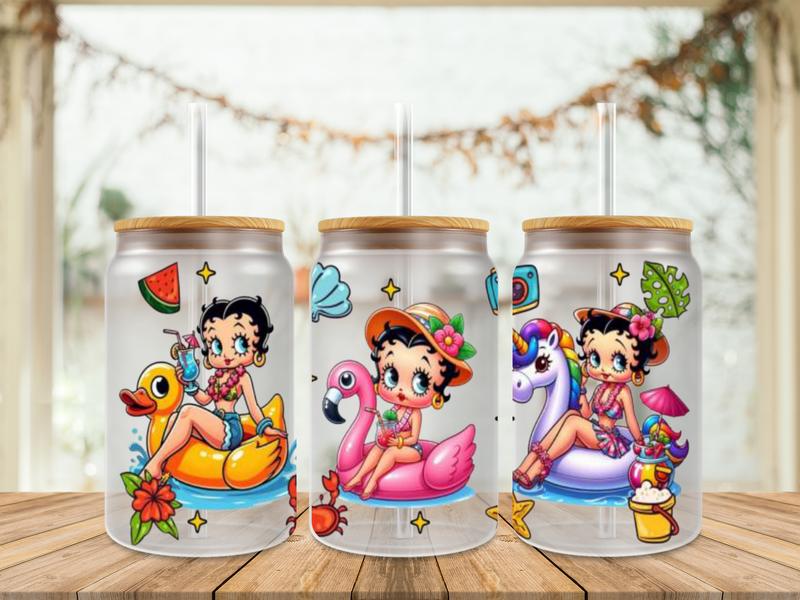 Double Sided Betty Boop On Floaties