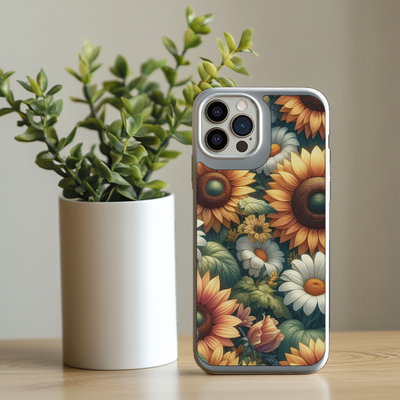 Iphone Sublimation Print - Sunflowers &amp; Daisies