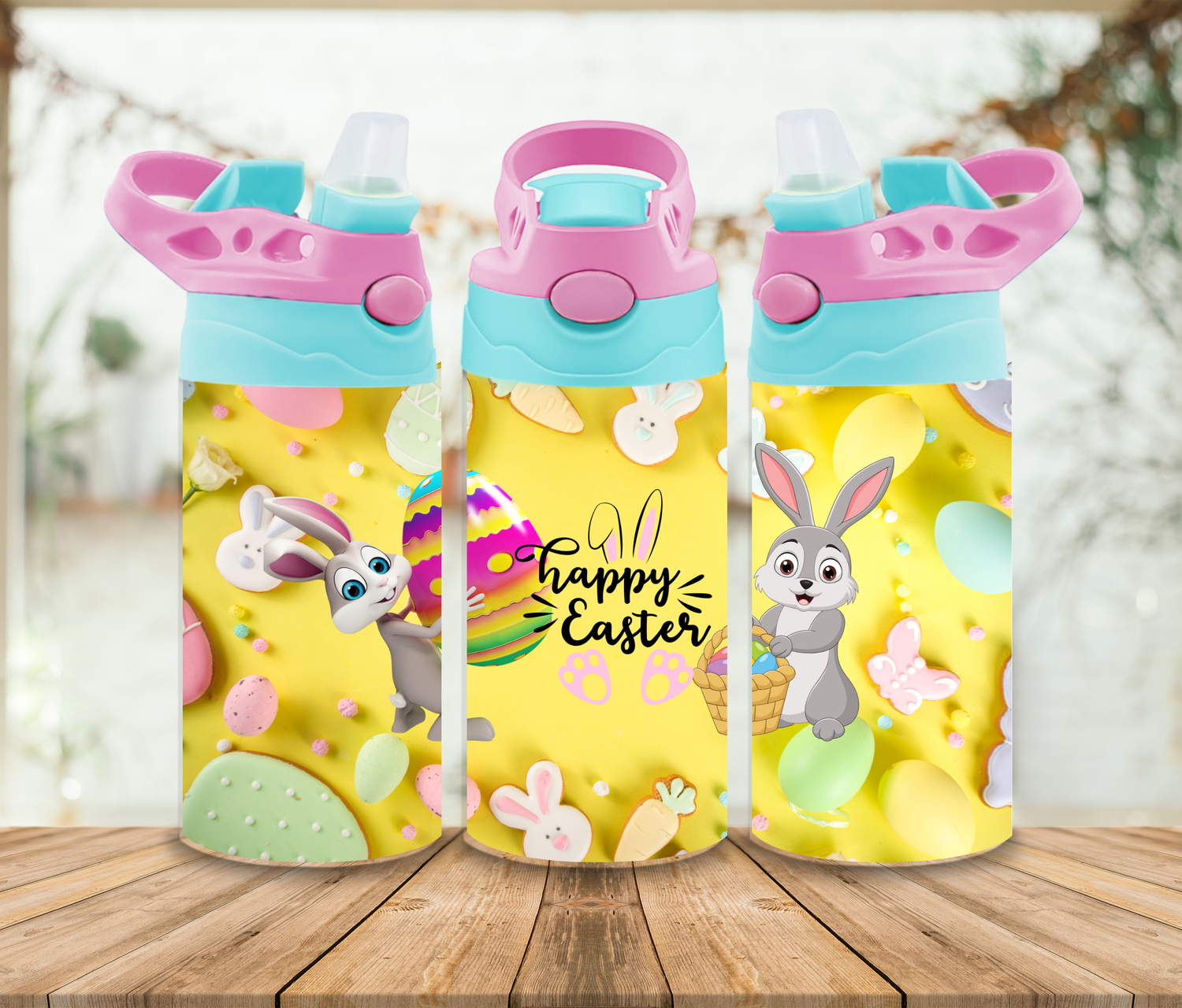 12oz Sublimation Tumbler Wrap Print - Easter 3