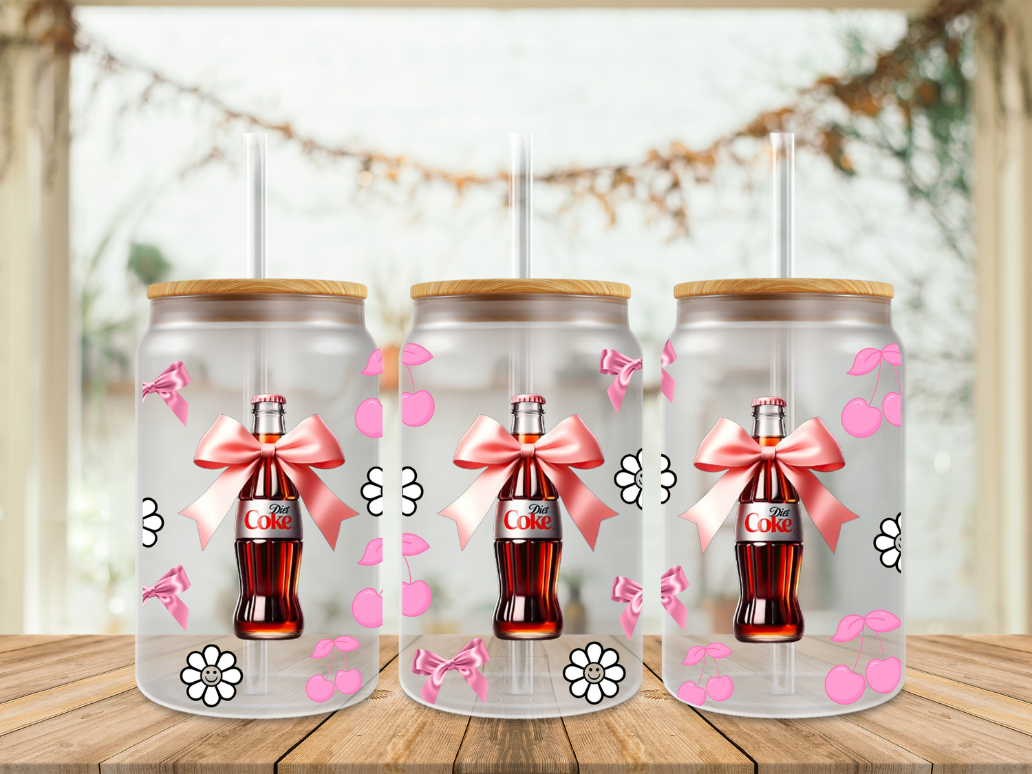 16oz Sublimation Tumbler Wrap Print - Diet Coke