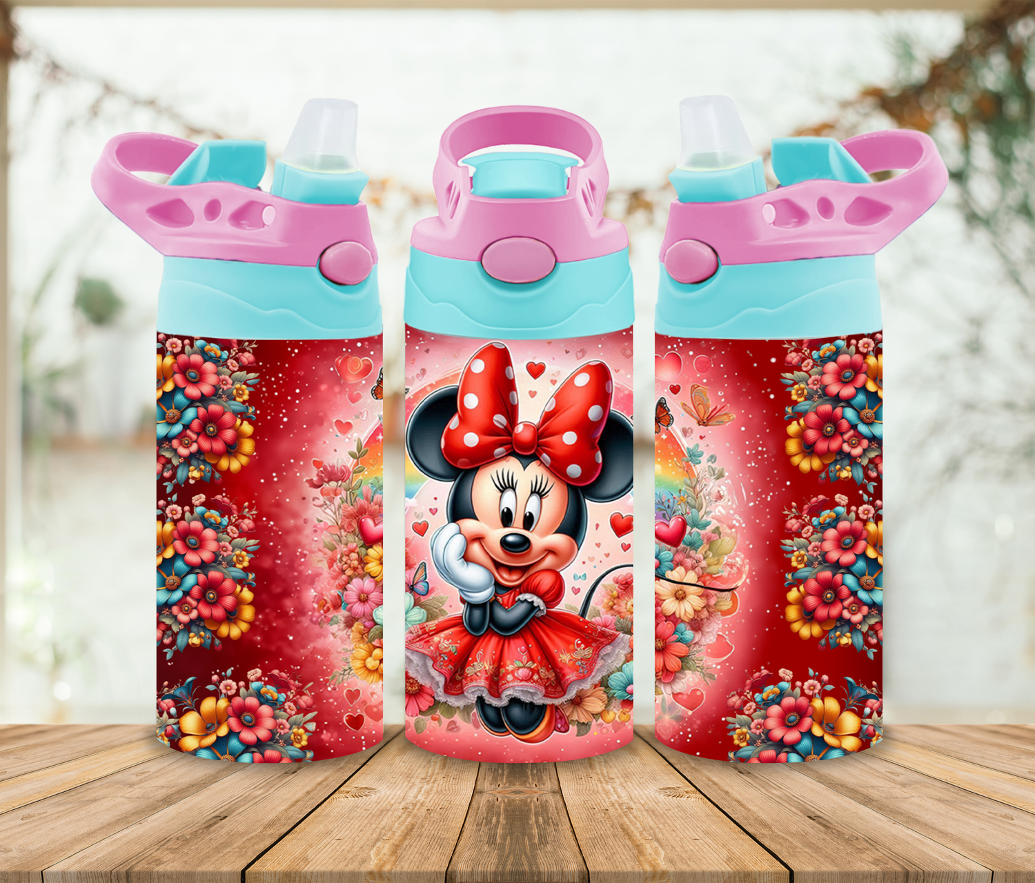 12oz Sublimation Tumbler Wrap Print - Minnie Mouse