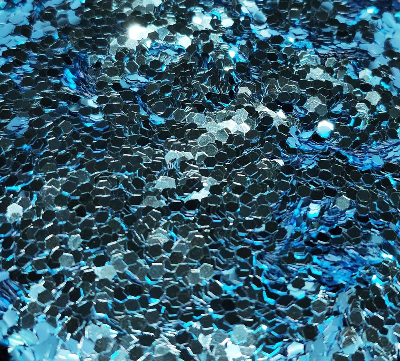 Sky Blue Chunky Glitters