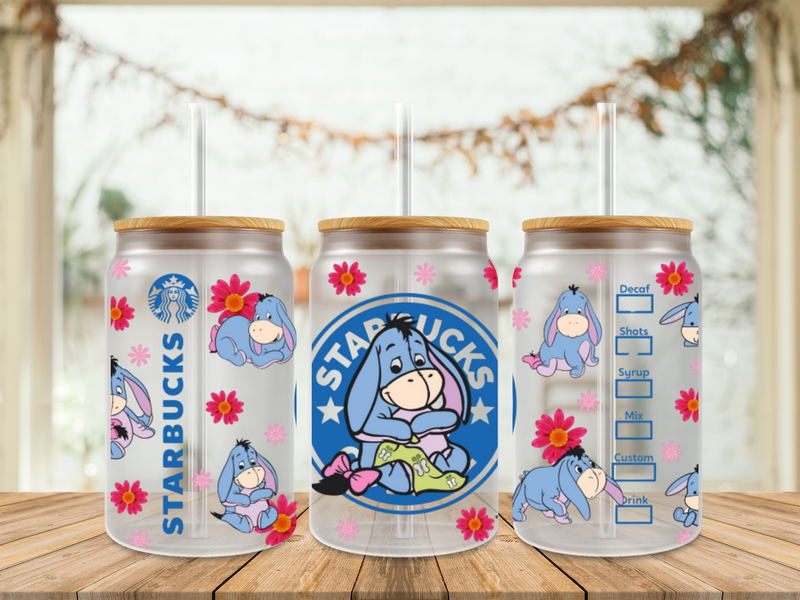 Double Sided Eeyore Starbucks