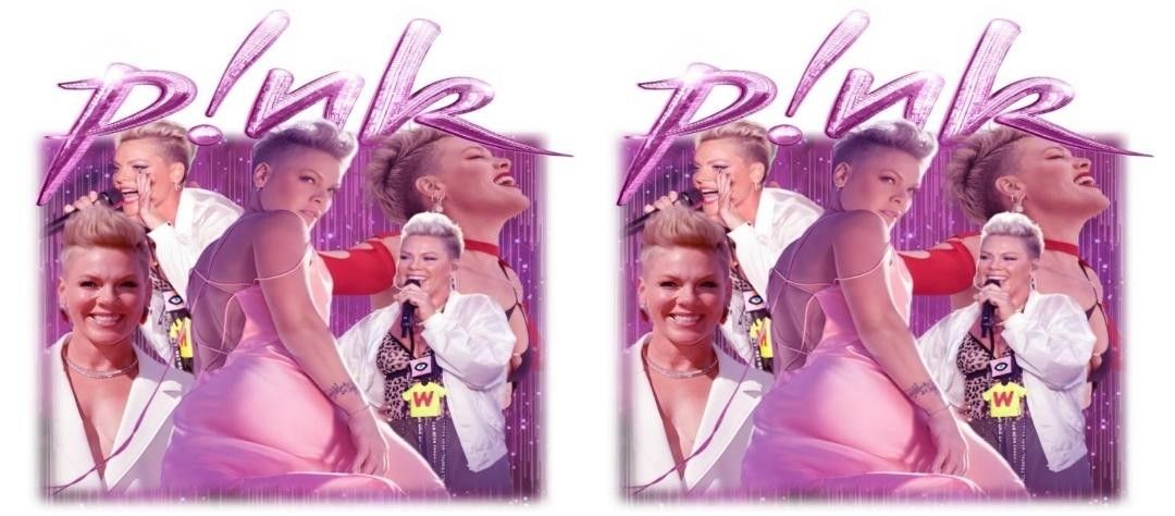 Double Sided Pink Singer