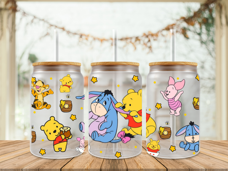 Double Sided Pooh Hold Eeyore&#39;s Ears