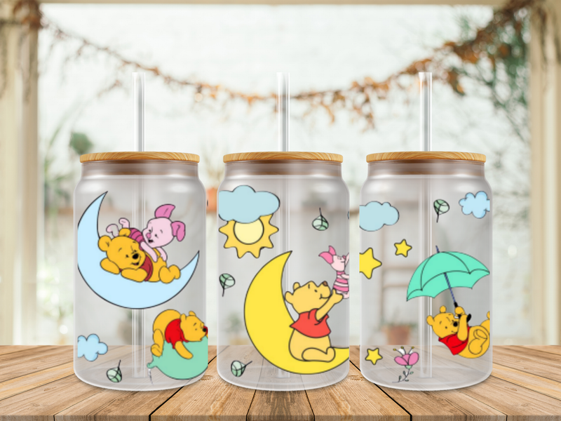 Double Sided Pooh &amp; Piglet Moon
