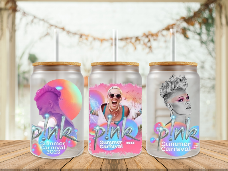 Double Sided Pink Summer Carnival