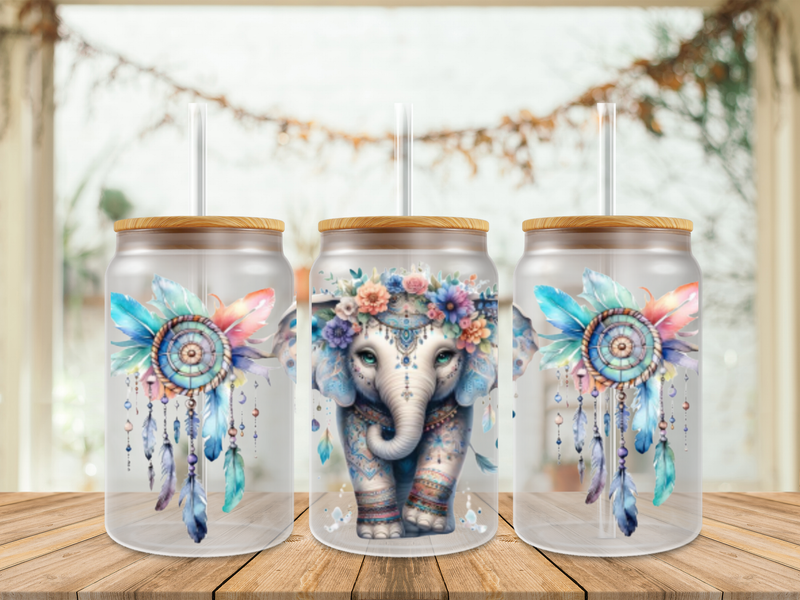 Double Sided Dreamcatcher Elephant