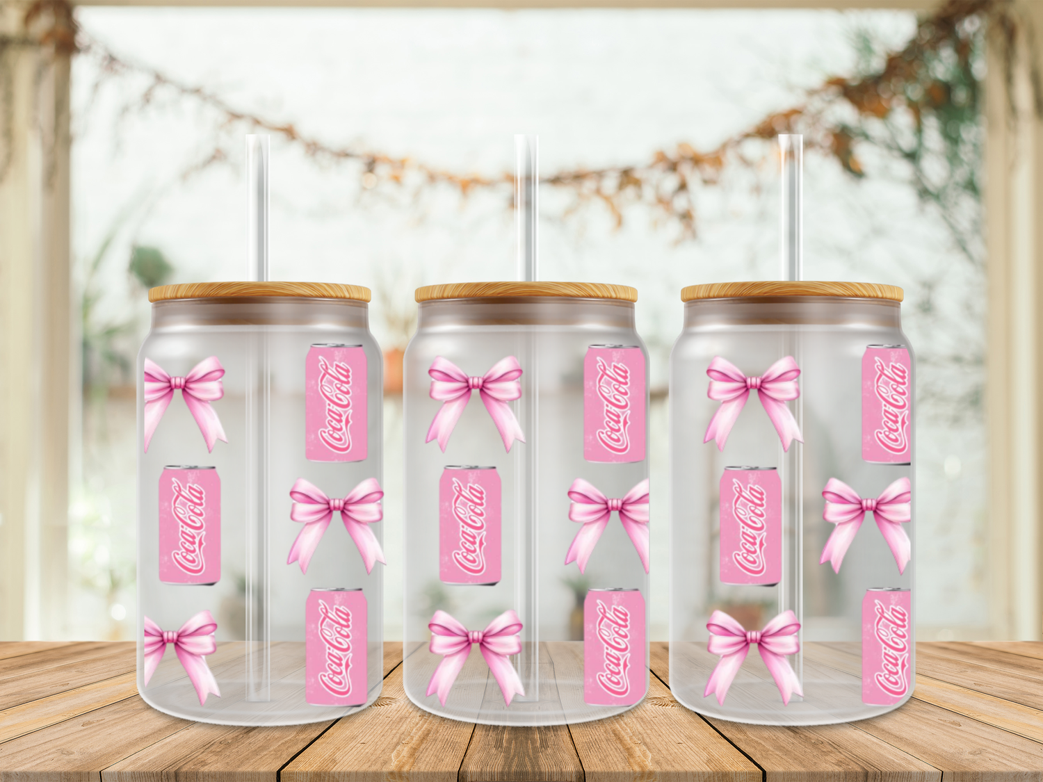 Double Sided Coca-Cola With Bows