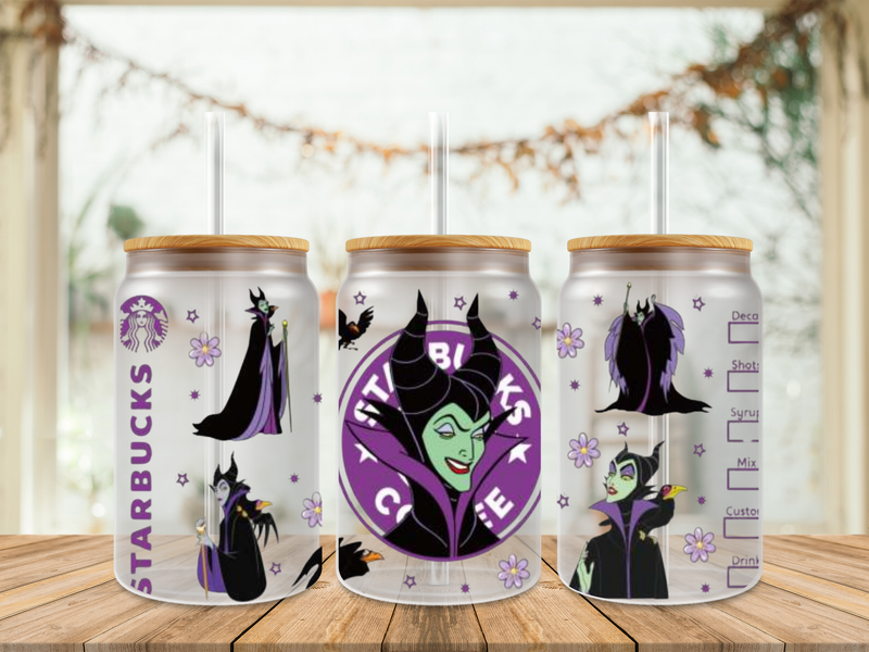 Double Sided Maleficent Starbucks