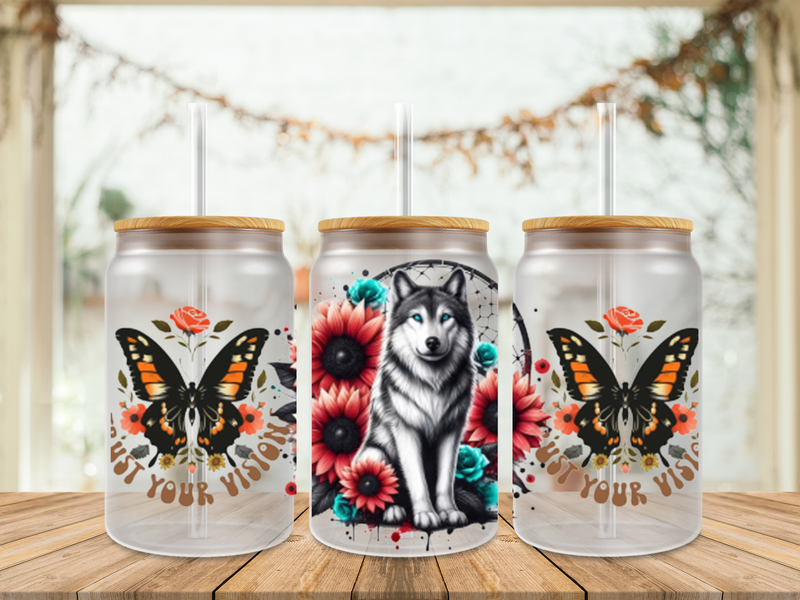 Double Sided Wolf Trust Your Vision