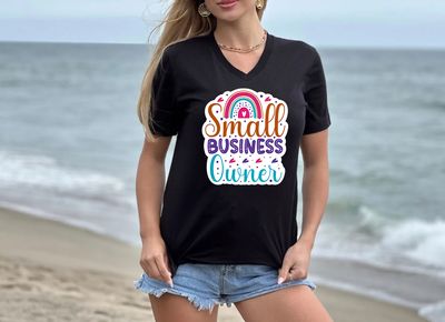 Small Business Owner Rainbow DTF Transfer