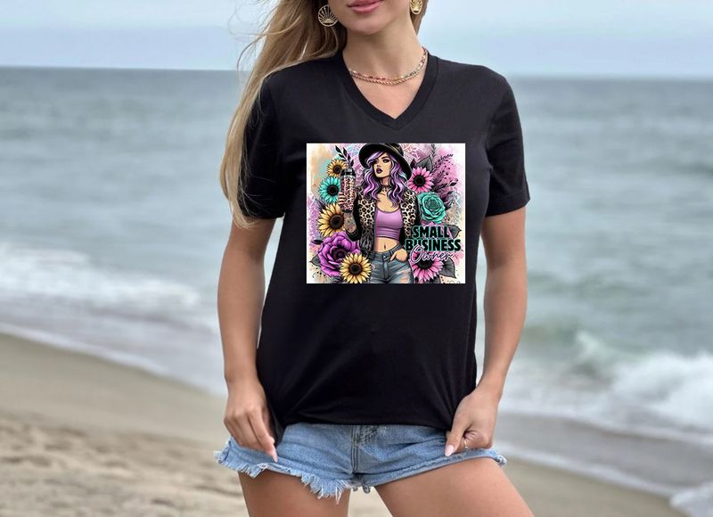 Small Business Owner Girl DTF Transfer
