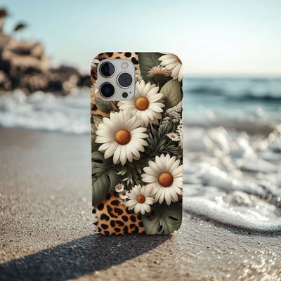 Daisy Leopard Phone Case