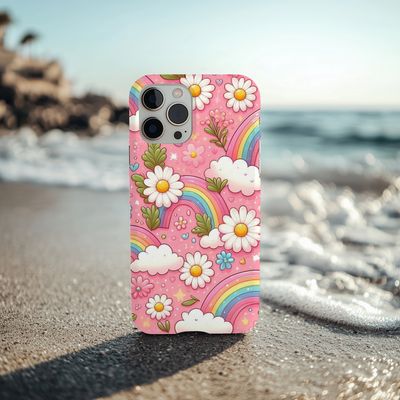 Rainbow Flowers Phone Case