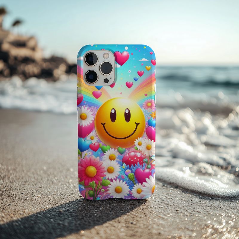 Smiley Flowers Phone Case