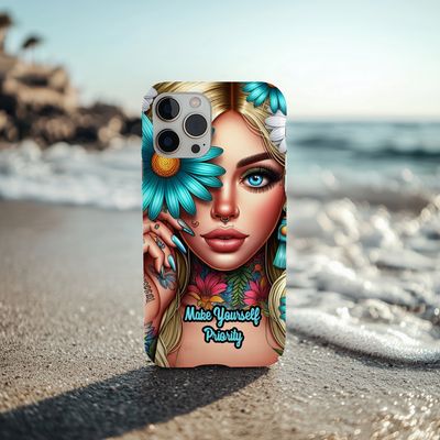 Tattooed Girl Make Yourself Priority Phone Case