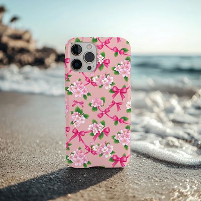 Connecting Sakura Bows Phone Case