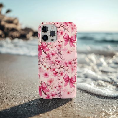 Pretty Sakura Bows Phone Case