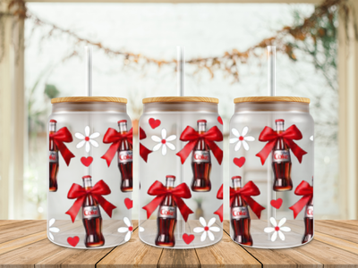 Double Sided Diet Coke With Red Bow