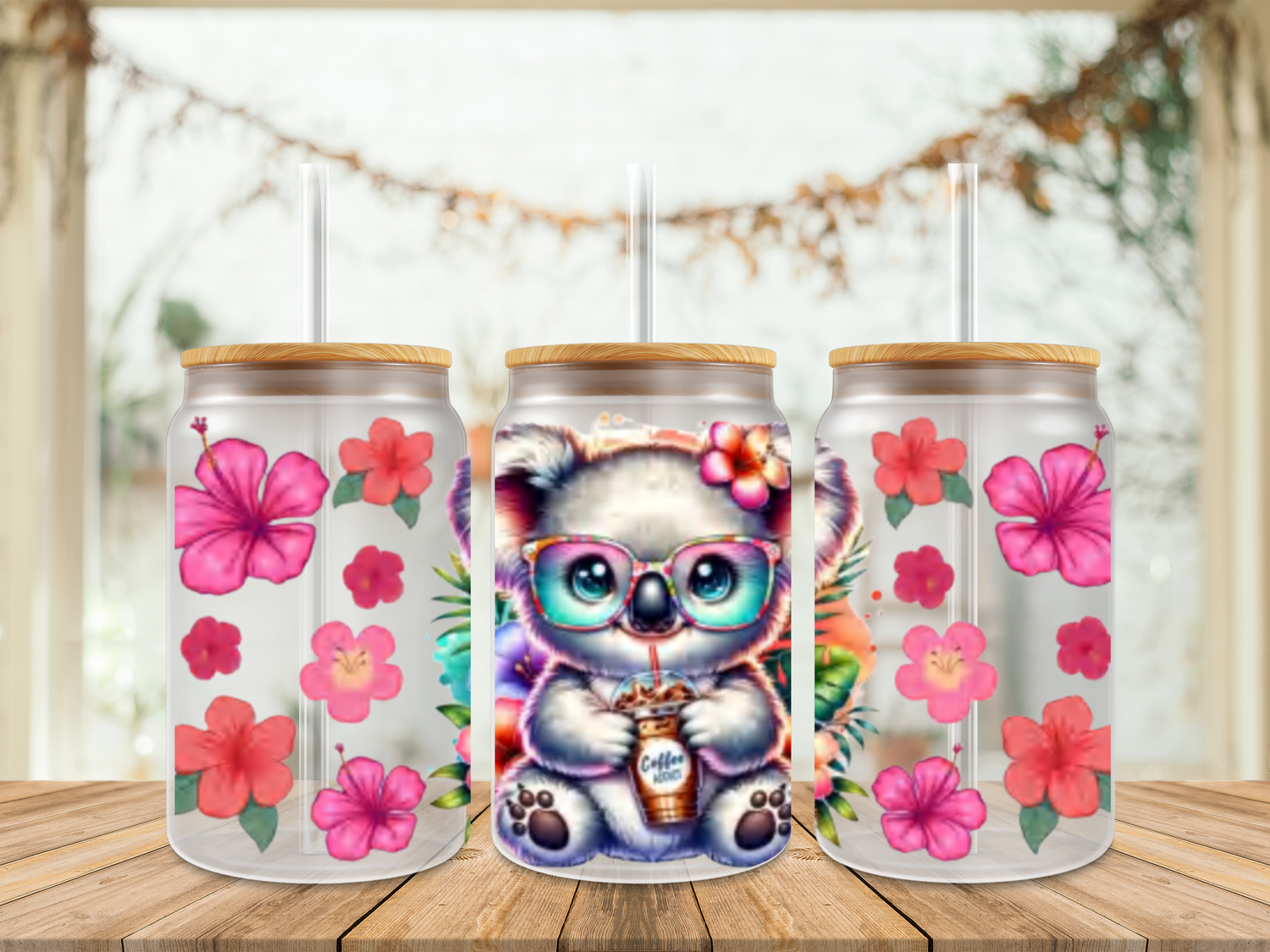 Double Sided Coffee Addict Koala