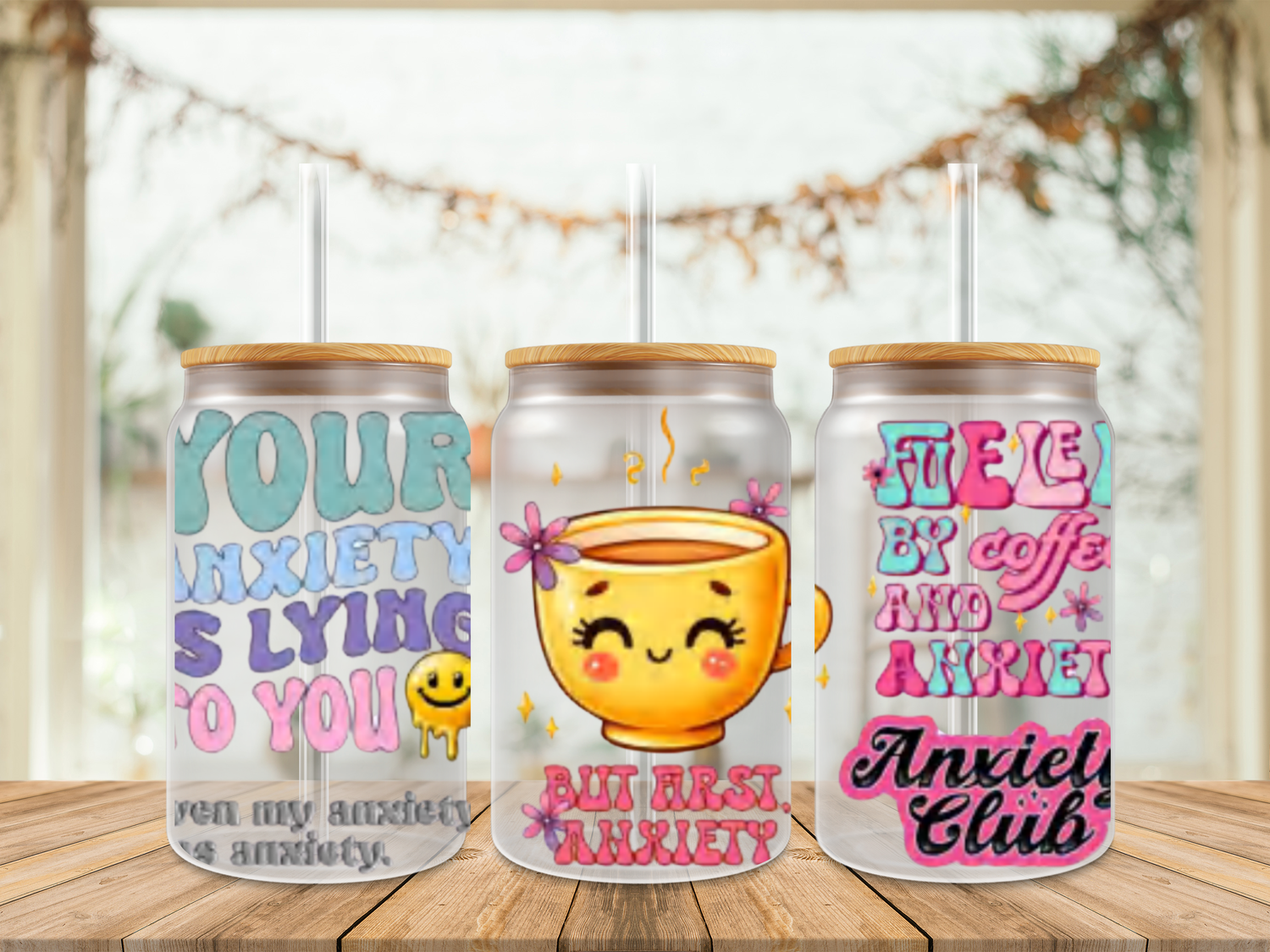 Double Sided Anxiety Cup