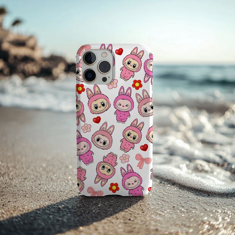 Labubu White Phone Case