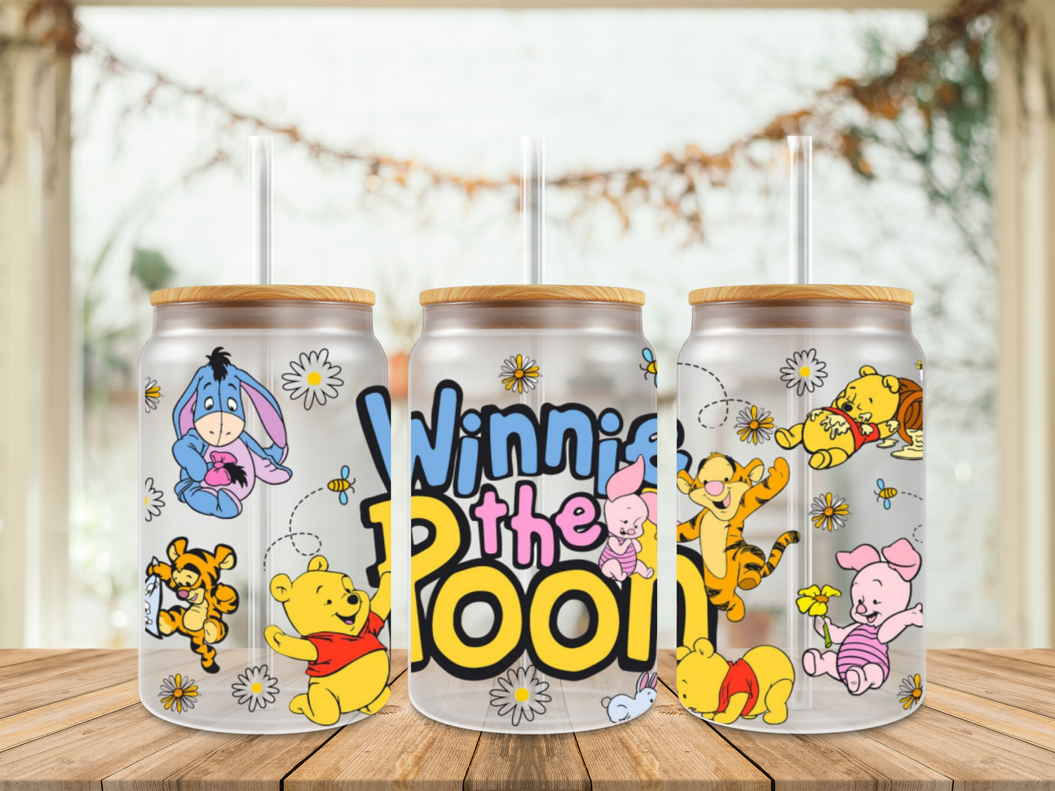 Double Sided Pooh &amp; Friends Words