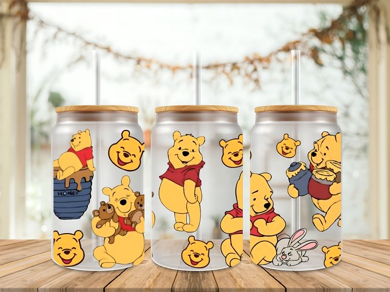 Double Sided Pooh With Teddy Bears